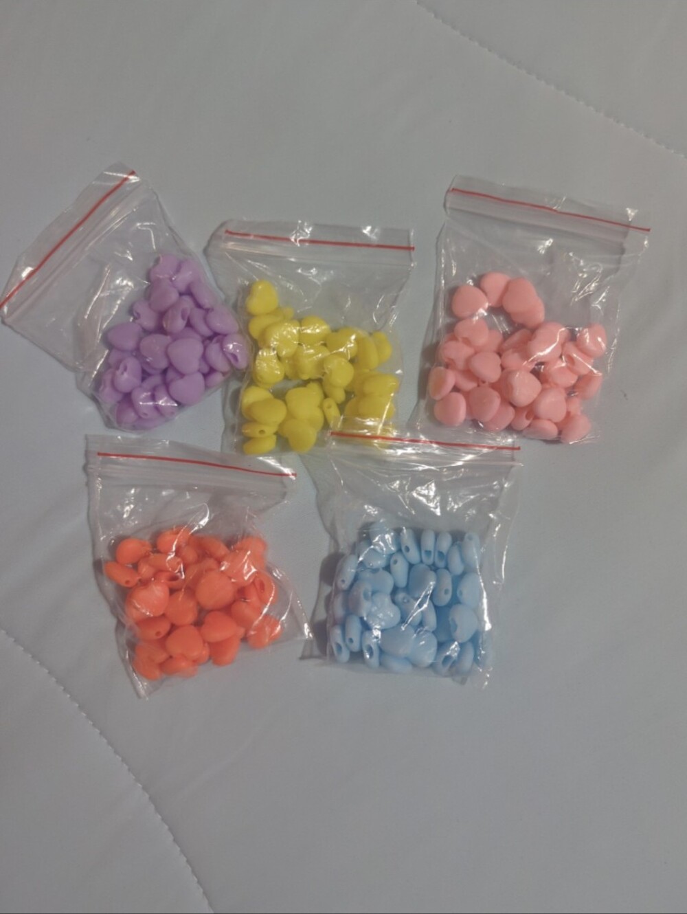Silicone Cord Locks Heart Shaped
